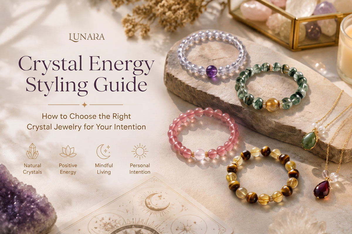 Crystal Energy Styling Guide: How to Choose the Right Crystal Jewelry for Your Intention