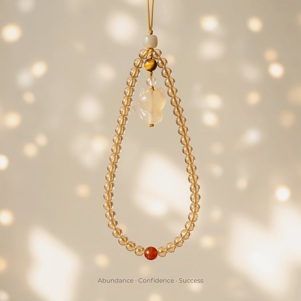 Citrine Energy Phone Charm