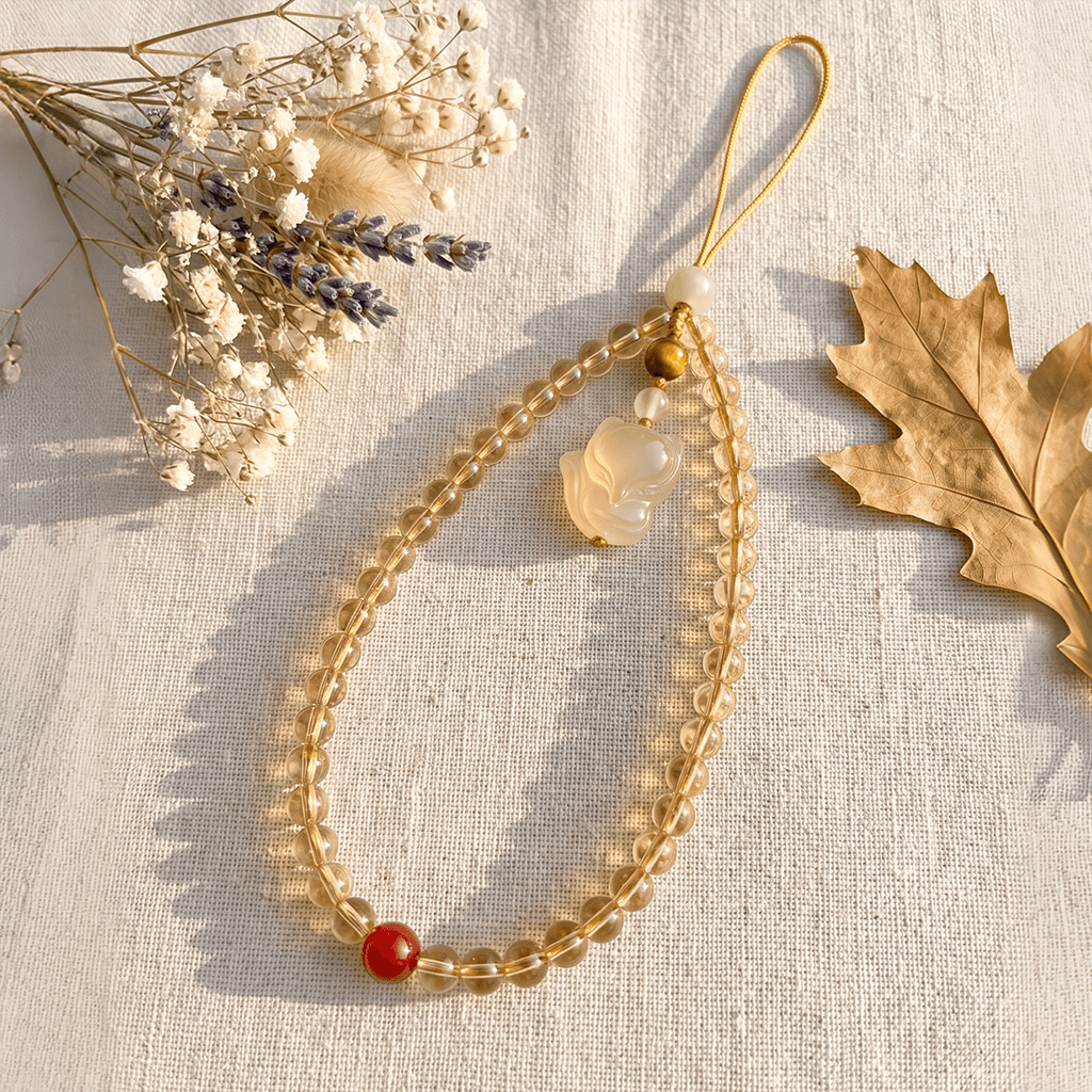 Citrine Energy Phone Charm