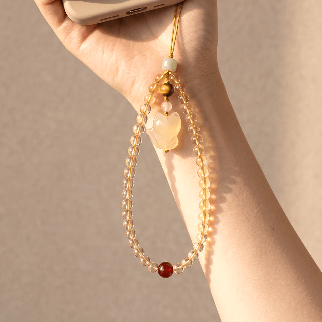 Citrine Energy Phone Charm