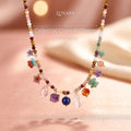 Celestial Crystal Charm Necklace Hanging Effect Display