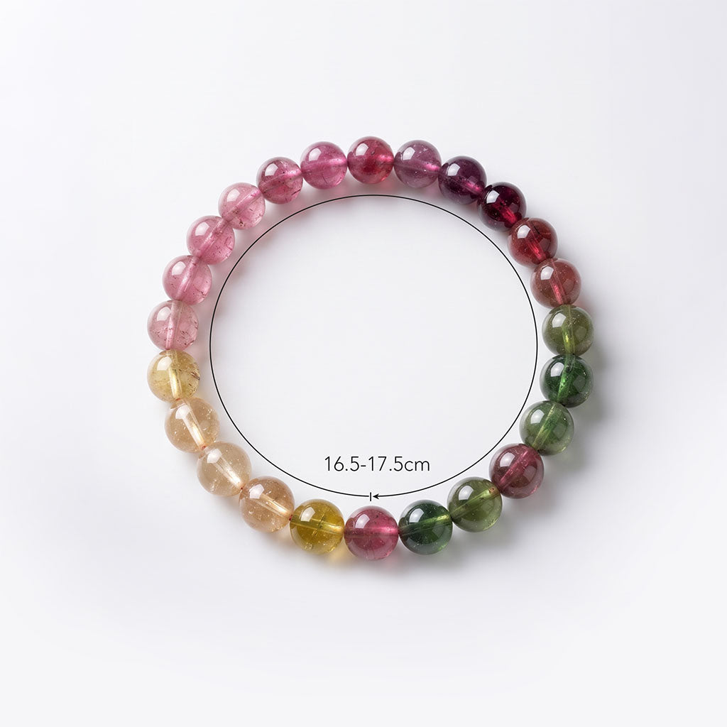 Tourmaline Energy Bracelet Size Display