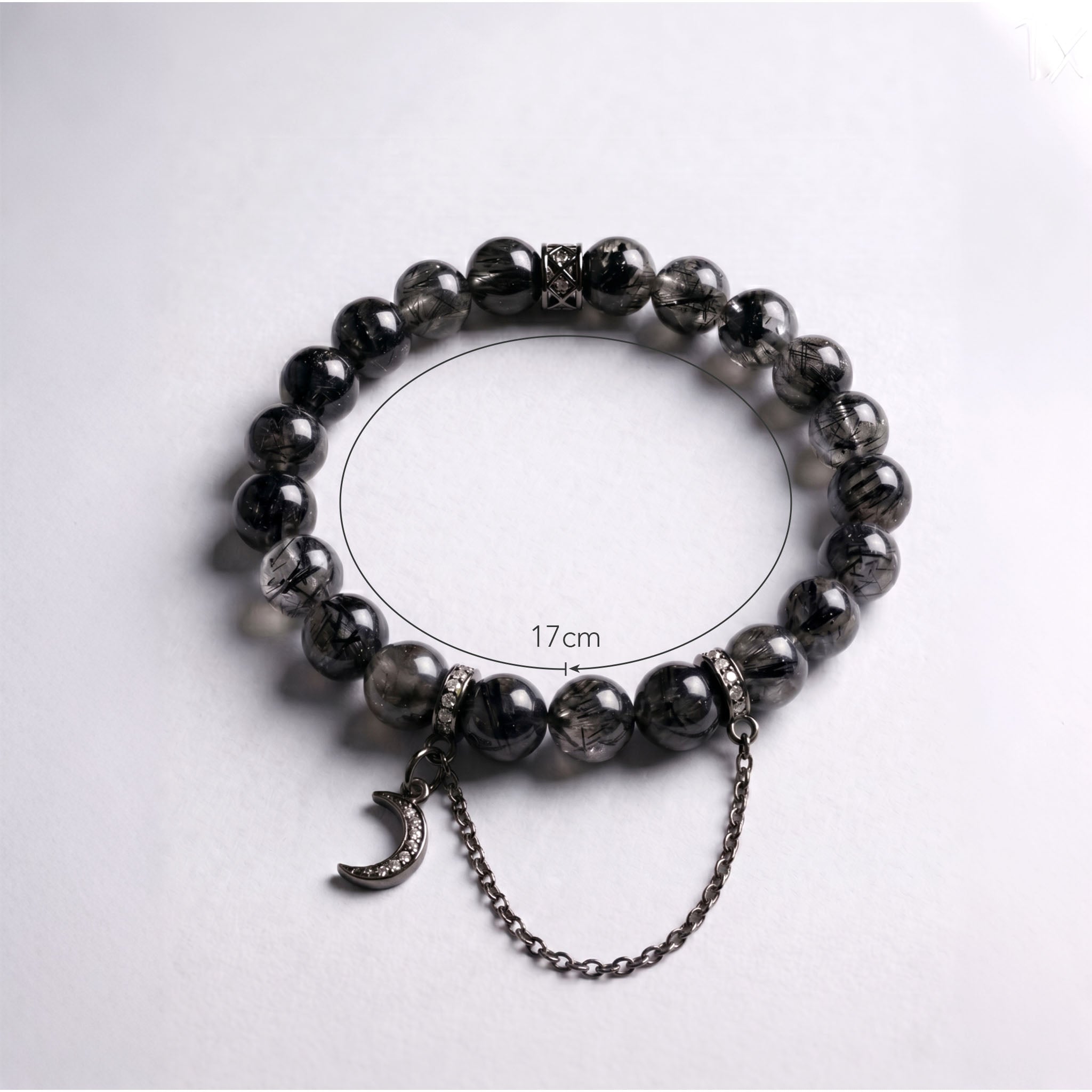 Black Rutilated Quartz Energy Bracelet